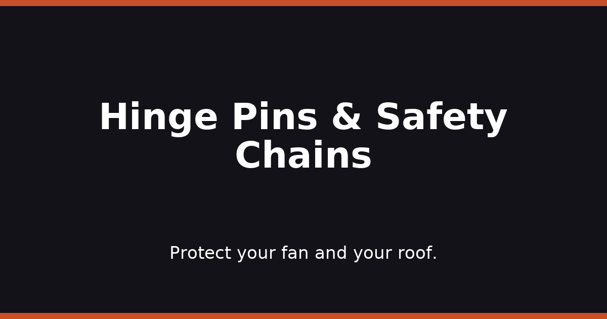 Hinge Pins & Safety Chains
